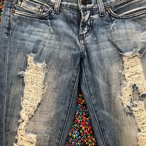Bebe distressed jeans